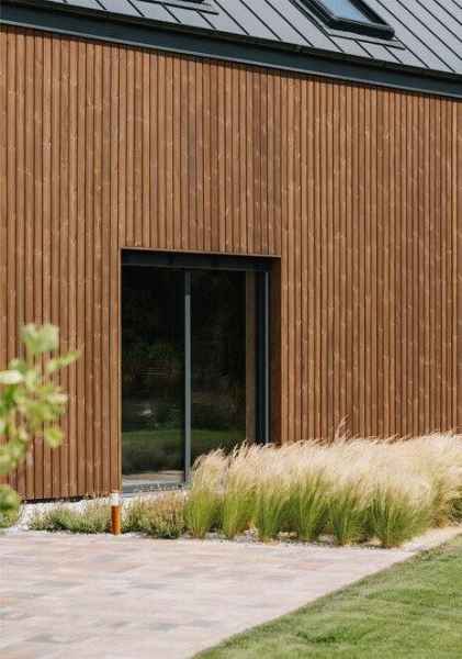Smooth Thermowood timber cladding