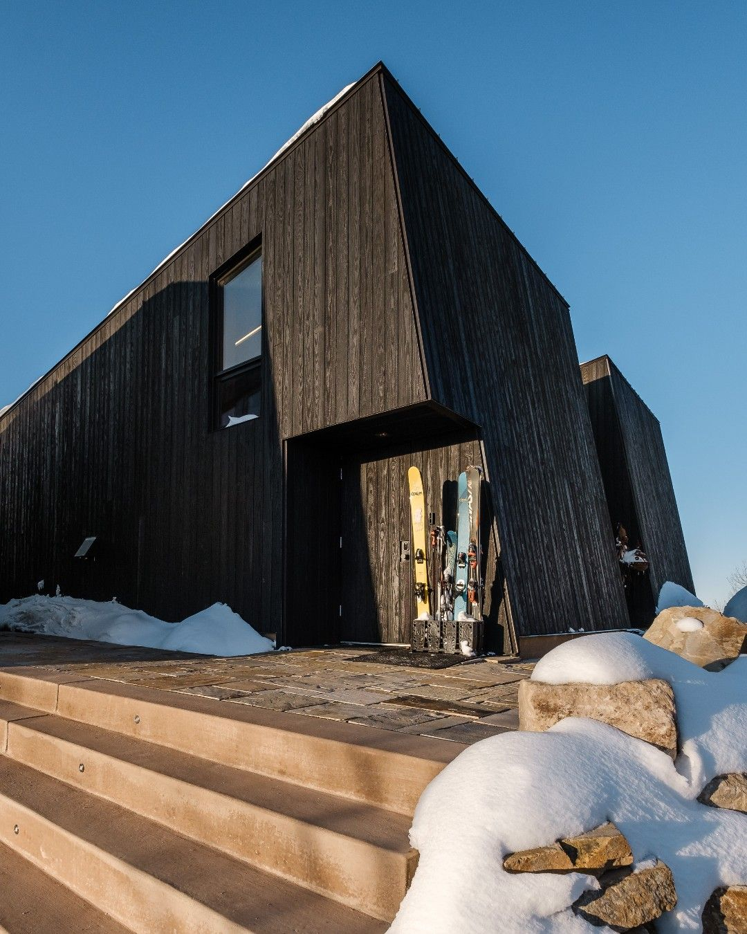Low maintenance timber cladding installed on a modern residential property