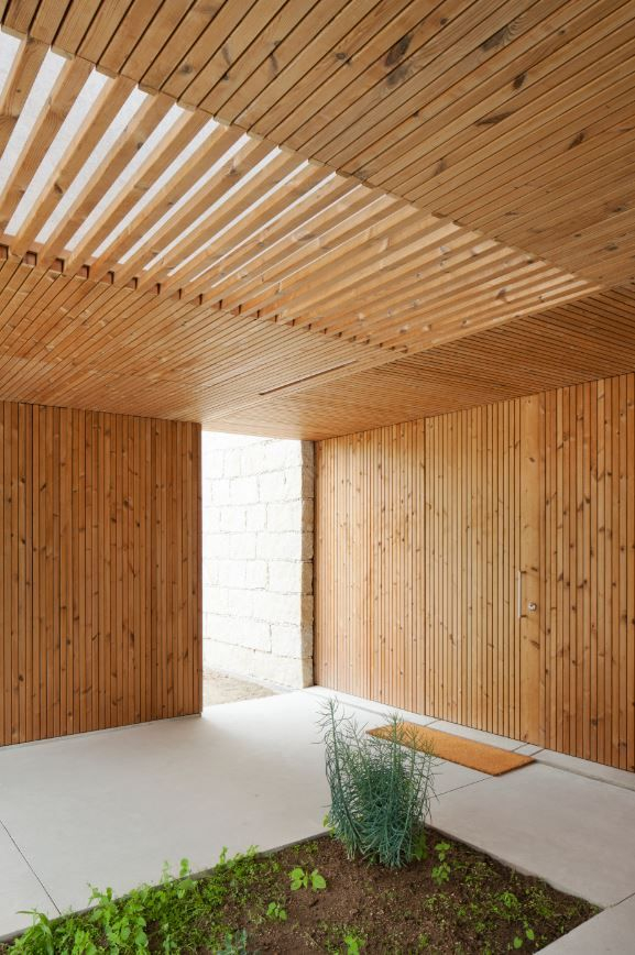 Lunawood ThermoWood double shadow gap cladding 26x142mm — UK contemporary facade