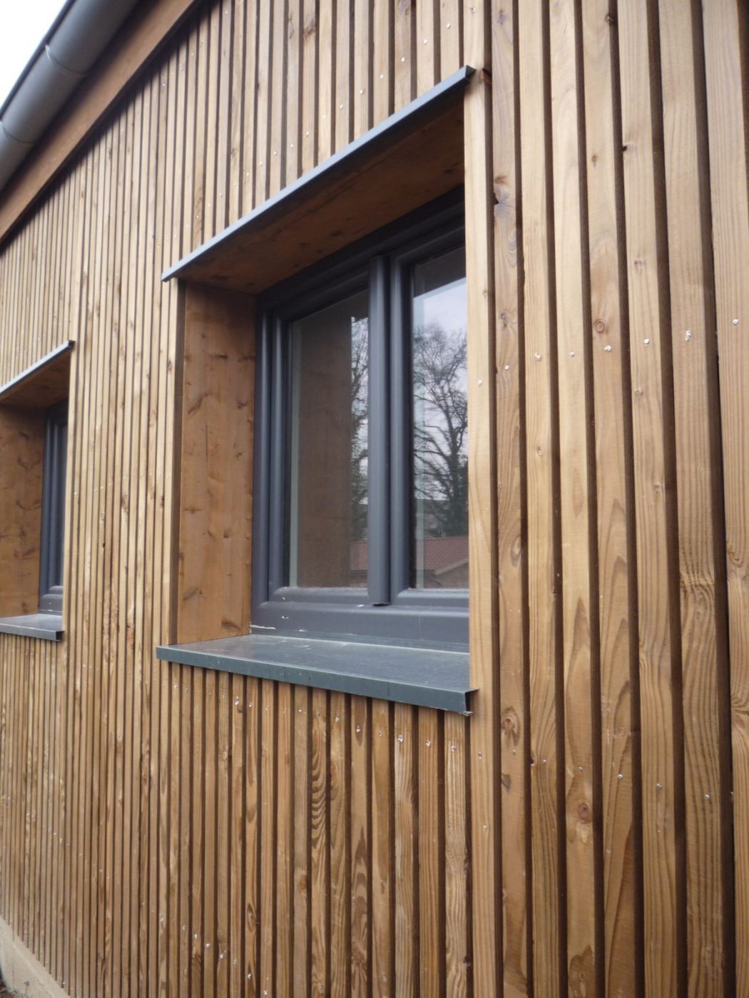 ThermoWood Lunawood cladding installed on UK building — contemporary timber facade nationwide supply