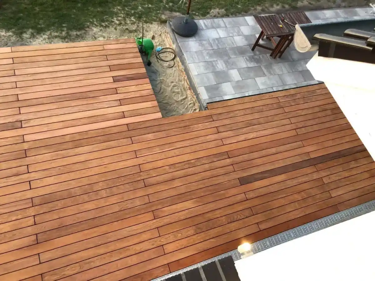 Jatoba Brazilian Cherry decking boards smooth UK — premium hardwood decking from UK stock