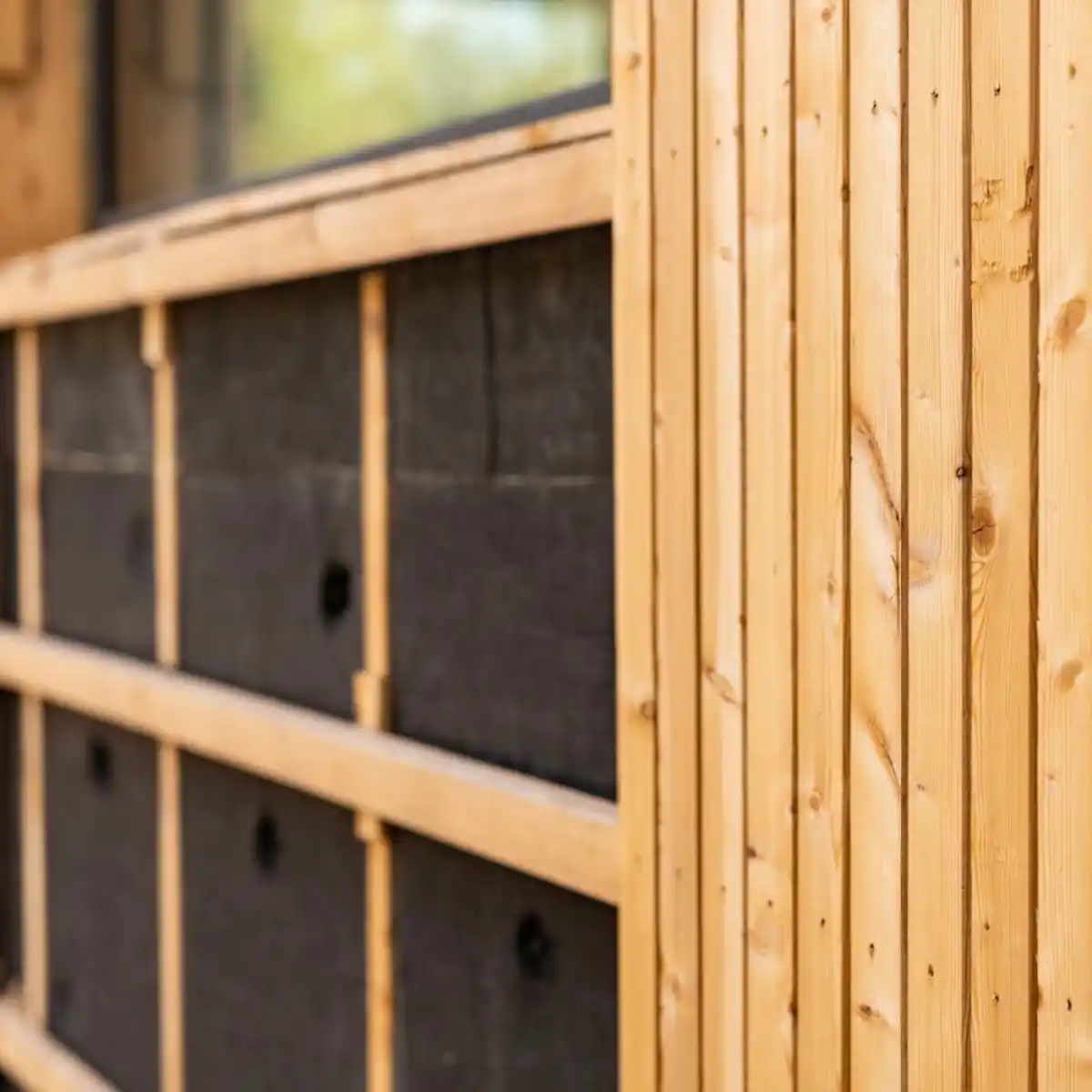 How to fix timber cladding UK — Siberian larch cladding installation in progress on building exterior