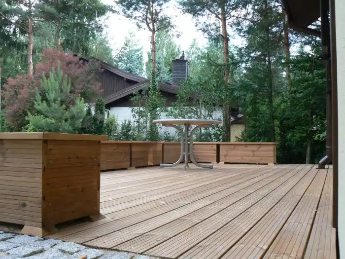 ThermoWood grooved decking boards UK — secret fix Brofix installation guide