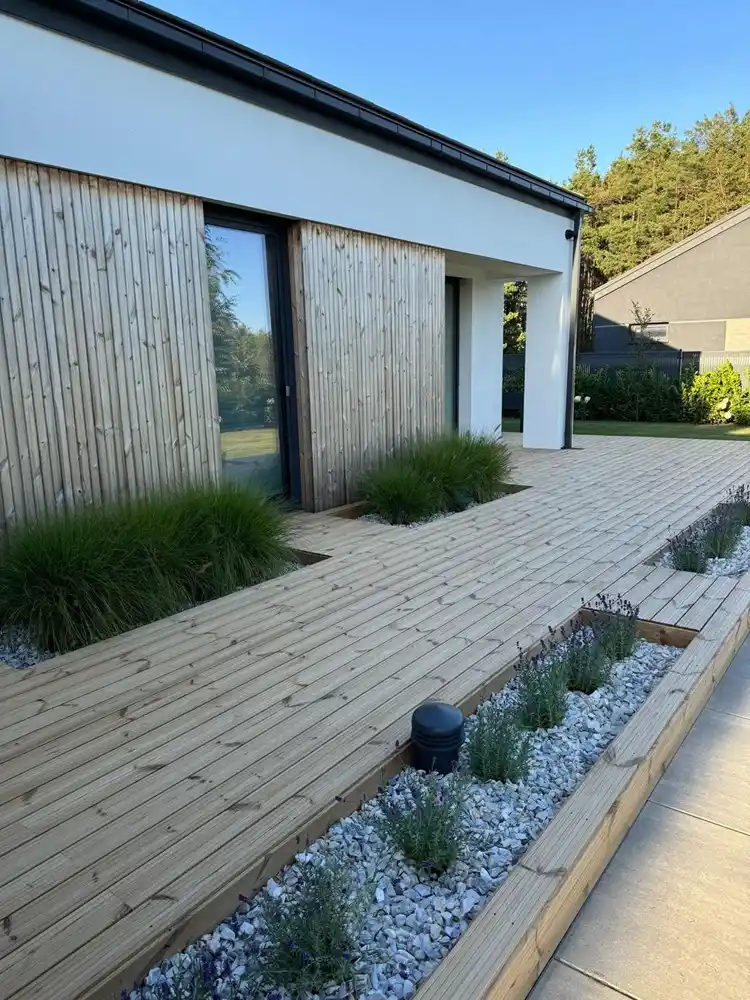 ThermoWood decking boards UK — thermally modified pine decking cost guide 2026