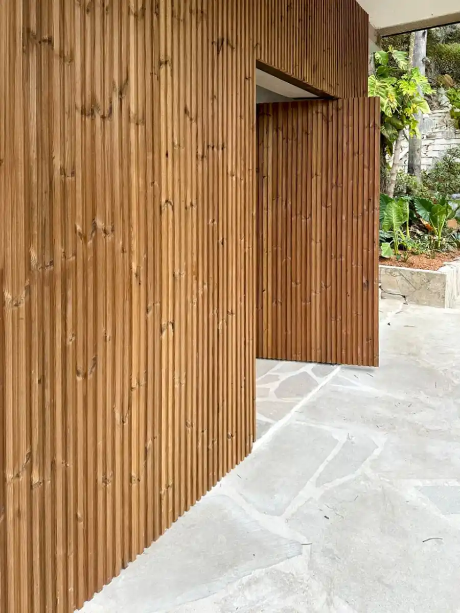 ThermoWood Lunawood collection — range of profiles and finishes available in the UK